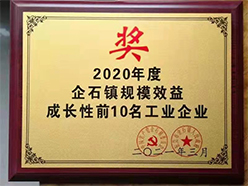 2020.03Top 10 Industrial Enterprises in Qishi Town for Scale Efficiency Growth